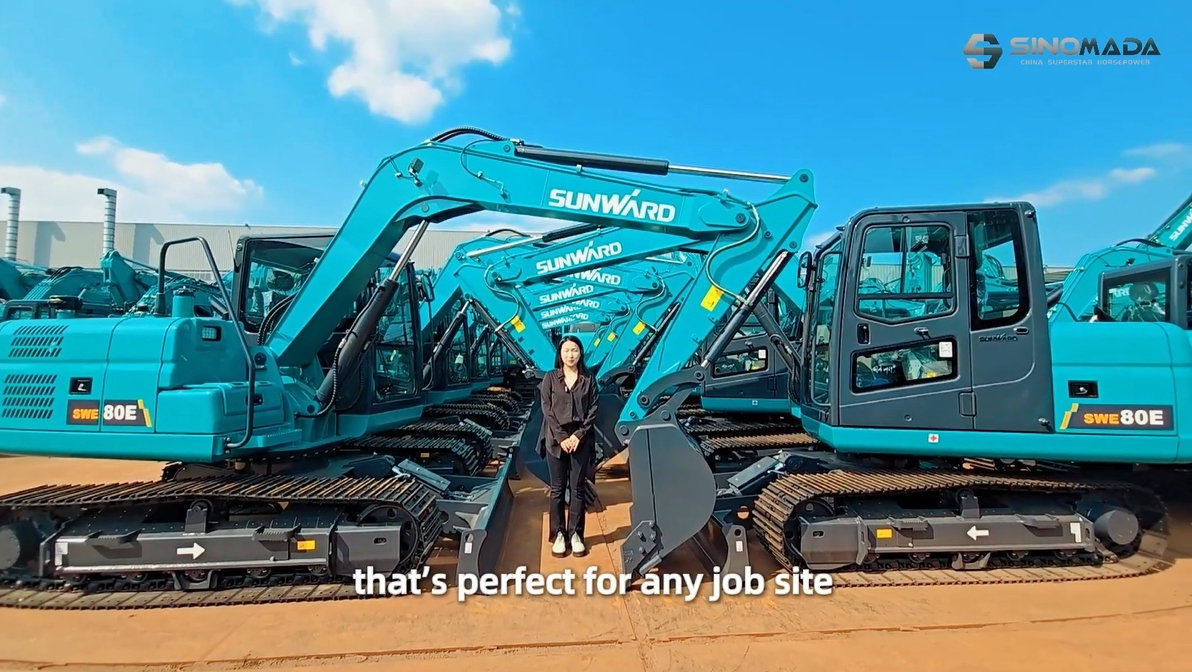 SUNWARD SWE80E Crawler Excavator Introduction