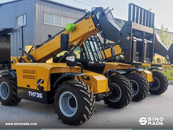 Russia - 2 Units SINOMADA TH735 Telescopic Handler