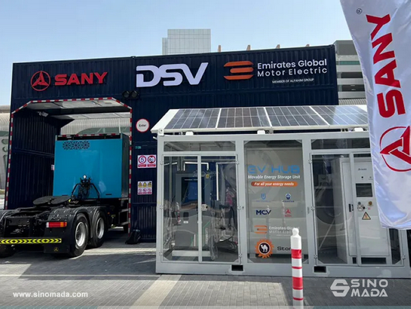 SANY Electric Trucks Help Green Logistics In UAE