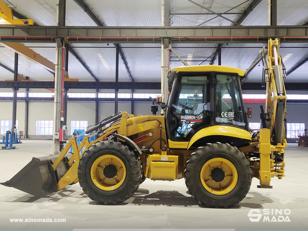 Russia - 2 Units Shanmon 388H Backhoe Loader