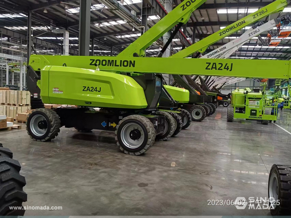 Spain - 4 Units RUNSHARE RX1617 Electric Scissor Lift & ZOOMLION ZA24J Articulated Boom Lift & ZOOMLION ZT30J Telescopic Boom Lift 